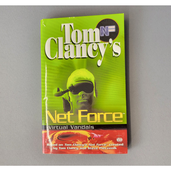 Tom Clancys Net Force Books Paperback Virtual Vandals End Games + One Lot of 3 - Picture 2 of 15